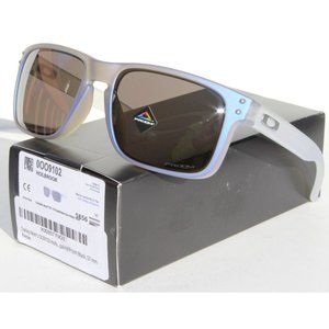 OAKLEY Holbrook Sunglasses Dark Matte Stonewash Opal/Prizm Black OO9102-X8